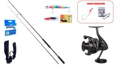 Ryuji Special 270 cm 7–44 gr & Okuma Ceymar C-4000A Dark Grey Spin Seti - 1