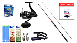 Ryuji Spectra SP 1.85M 50-300Gr&Okuma Wave Power WP-8000A1 Tekne Seti - Ryuji