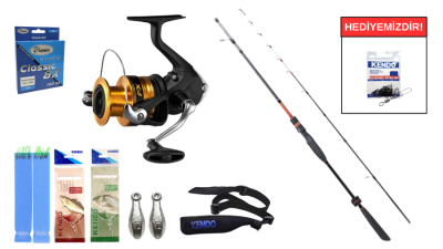 Ryuji Spectra SP 1.85m 50-300gr&Shimano FX 4000 FC Tekne Seti - 1