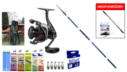 Ryuji Surf Master 4.20m 100-250 gr&Okuma Ceymar C-8000A Dark Grey 7+1BB Surf Seti - Ryuji