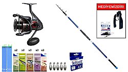 Ryuji Surf Master 4.20M, 100-250Gr&Okuma Ceymar C-8000A Dark Grey 7+1BB Surf Seti - Okuma