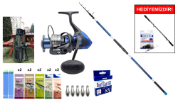 Ryuji Surf Master 4.20M 100-250Gr&Okuma Safina SW-X SNW-8000A 4+1B Surf Seti - Ryuji