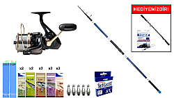 Ryuji Surf Master 4.20M 100-250Gr&Remixon Venom 9000 5+1BB Surf Seti - Ryuji