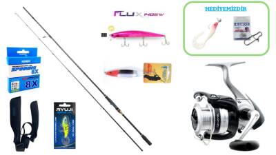 Ryuji Terminator 270 cm 4–35 gr & Daiwa Strikeforce 4000B Spin Seti - 1