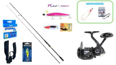Ryuji Terminator 270 cm 4–35 gr & Ryuji Infinity 4000M Spin Seti - 1