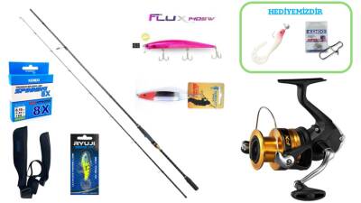 Ryuji Terminator 270 cm 4–35 gr & Shimano FX 4000 FC Spin Seti - 1