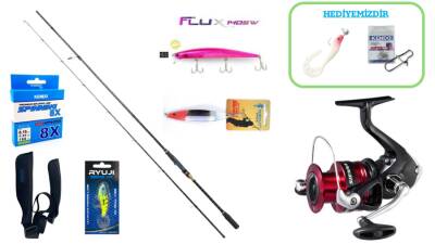 Ryuji Terminator 270 cm 4–35 gr & Shimano Sienna 4000 FG Spin Seti - 1