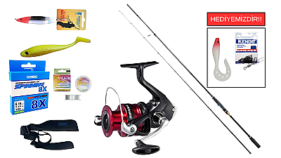 Ryuji Terminator 270 cm 4–35 Gr& Shimano Sienna 4000 FG Spin Seti - 1