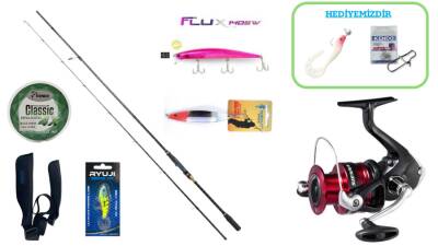 Ryuji Terminator 270 cm 4–35 gr & Shimano Sienna 4000 FG Spin Seti - 1