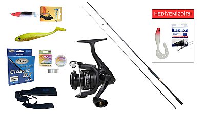 Ryuji Terminator 2.70M 4-35Gr&Okuma Revenger A RV-3000A Spin Seti - 1