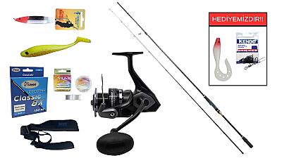 Ryuji Terminator 2.70M 4-35Gr&Okuma Wave Power WP-4000A1 Spin Seti - 1