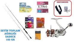 Ryuji Voltage 190 cm 0.5–5 gr & Ryuji Ajix 500 LRF Seti - Ryuji