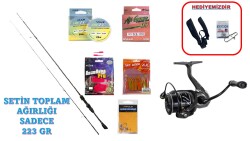 Ryuji Voltage 190 cm 0.5–5 gr & Ryuji Voltage 1000 5+1 LRF Seti - Ryuji