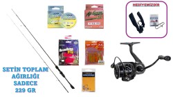 Ryuji Voltage 198 cm 0.6–7 gr & Ryuji Voltage 800 5+1 LRF Seti - Ryuji