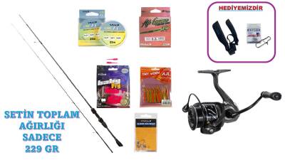 Ryuji Voltage 198 cm 0.6–7gr & Ryuji Voltage 1000 5+1 LRF Seti - 1