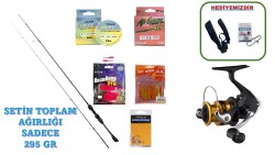 Ryuji Voltage Fuji 183 cm 0–3 gr & Shimano FX 1000 LRF Seti - Shimano