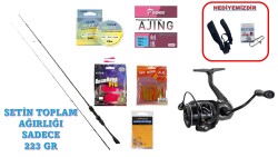 Ryuji Voltage 190 cm 0.5–5 gr & Ryuji Voltage 1000 5+1 LRF Seti - Ryuji