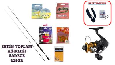 Ryuji Voltage 190 cm 0.5–5 gr & Shimano FX 1000 FC LRF Seti - 1