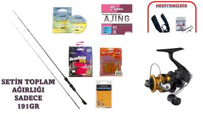 Ryuji Voltage 190 cm 0.5–5 gr & Shimano FX 1000 FC LRF Seti - 1