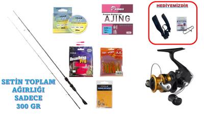 Ryuji Voltage 190 cm 0.5–5 gr & Shimano FX 1000 FC LRF Seti - 1