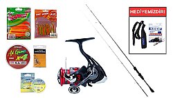 Ryuji Voltage Fuji 1.90M 0-5 Gr&Daiwa Ninja 23 LT 1000 LRF Seti - Daiwa