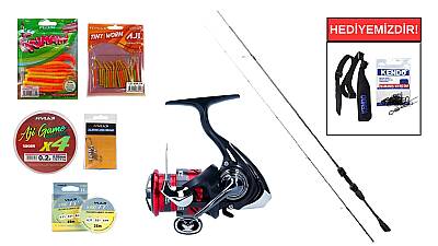 Ryuji Voltage Fuji 1.90M 0-5 Gr&Daiwa Ninja 23 LT 1000 LRF Seti - 1