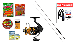 Ryuji Voltage Fuji 1.90M 0-5Gr&Shimano LRF Makina FX 1000 FC LRF Seti - Shimano
