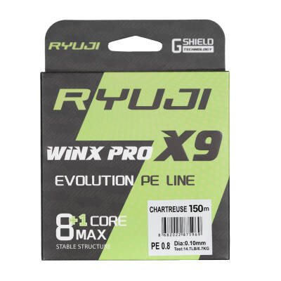 RYUJI WINX PRO X8+1 150M CHARTREUSE İP MİSİNA - 3
