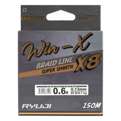 RYUJI WINX PRO X8+1 150M DARK GREEN İP MİSİNA - 2