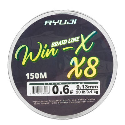 RYUJI WINX PRO X8+1 150M DARK GREEN İP MİSİNA - 1