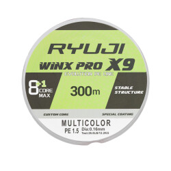 RYUJI WINX PRO X8+1 300M MULTI COLOR İP MİSİNA - 2