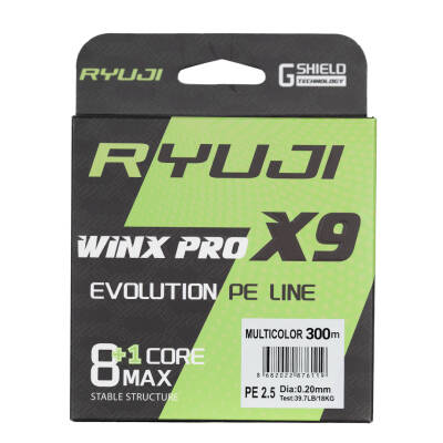 RYUJI WINX PRO X8+1 300M MULTI COLOR İP MİSİNA - 3
