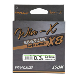 RYUJI WINX X8 150M CHARTREUSE İP MİSİNA - 3