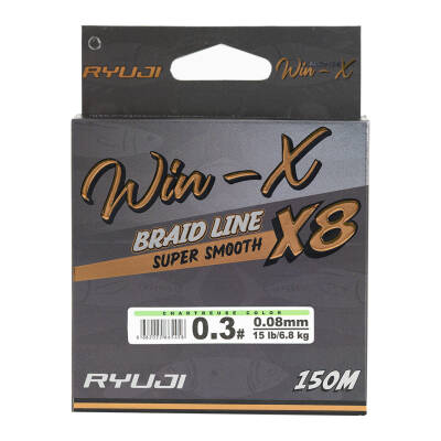 RYUJI WINX X8 150M CHARTREUSE İP MİSİNA - 3