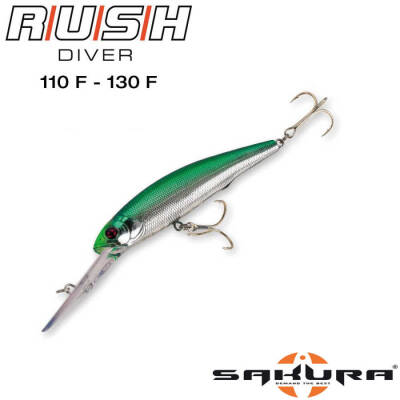 Sakura Rush Diver Longbill Minnow Floating Sahte Balığı - 106