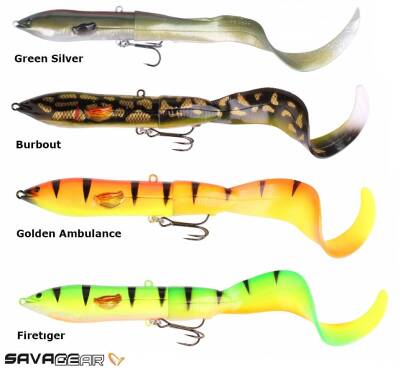 Savage gear 3D Hard Eel Tail Bait 17 cm 40 gr 1+2 Sahte Balık - 2