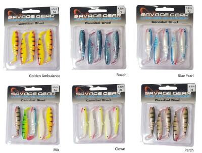 Savage gear Cannibal 6,8cm 5 Adet Sahte Balık - 2
