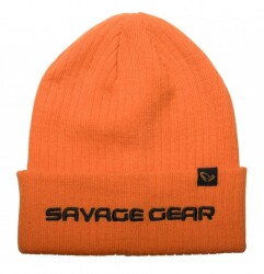 Savage Gear Fold-up Beanie One Size Sun Orange - Savage gear