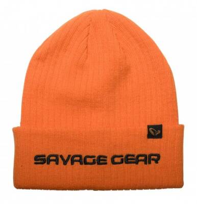 Savage Gear Fold-up Beanie One Size Sun Orange - 1