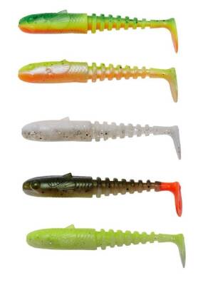 Savage Gear Gobster Shad 9 cm 9 gr Dark Water Mix 5 Pcs - 1