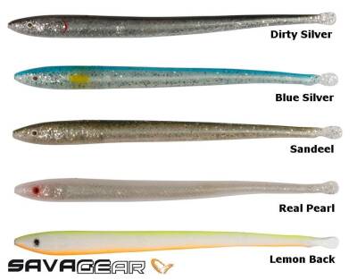 Savage gear LB Sandeel Slug 14 cm 6 Adet Sahte Balık - 2