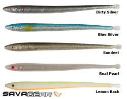 Savage gear LB Sandeel Slug 16.5 cm 5 Adet Sahte Balık - 2