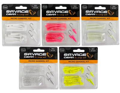 Savage gear Lrf Micro Sandeel Kit 12 Adet(1+1.5+5) Sahte Balık - 1
