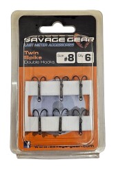 Savage Gear Twin Spike Double BLN #8 6 Adet İğne - Savage gear