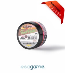 SEAGAME TROUT PASTA ALABALIK HAMURU PELLET PEMBE/TURUNCU 50G - SEAGAME