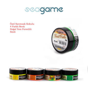 SEAGAME TROUT PASTA ALABALIK HAMURU SARIMSAK TURUNCU 50G - 3