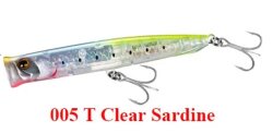 Shimamo Exsence Beam Popper 130F FB 130mm 29g 005 C Sardine - 