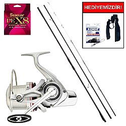 Shimano Aerlex H Surf Tubular 4,25m 225gr&Daiwa Emblem 35 CW 4000 QD Profesyonel Surf Seti - Shimano