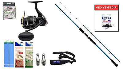 Shimano Alivio Boat Quiver 2,10m 50-150g&Okuma Altera Sea ATES-5000A 4+1BB Tekne Seti - 1