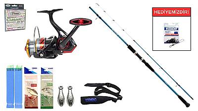 Shimano Alivio Boat Quiver 2,10m 50-150g&Remixon Expert 6000 3BB Tekne Seti - 1